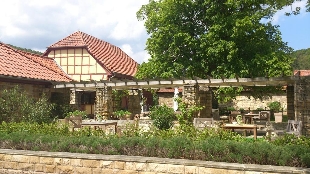 Restaurant & Pension Freudenthal Wandersleben Exterior photo